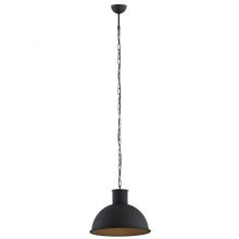 Eufrat lampa wisząca 1x60W E27 230V czarna